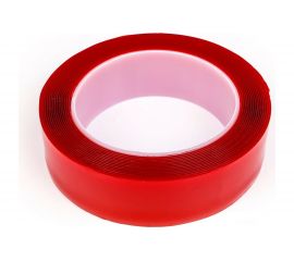 Прозрачная, двусторонняя, акриловая клейкая лента TORSO 30 мм х 5 м 1293512 