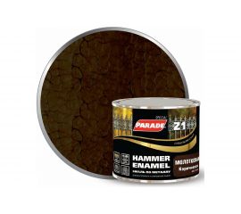 Эмаль молотковая коричневая по металлу PARADE Z1 543-318 0,45 л Лк-00002086 