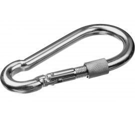 Карабин с предохранительной гайкой ЗУБР DIN 5299D, 8 мм, 1 шт 304556-08 