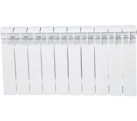 Алюминиевый радиатор Global ISEO 350 10 секций боковое подключение RQLAGI11GKOGIS 