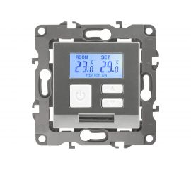 Терморегулятор универсальный 230В, Imax16А, IP20, алюминий ЭРА 12-4111-03 Б0031273 