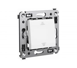 Одноклавишный переключатель в стену DKC Avanti, Белое облако 4400113 