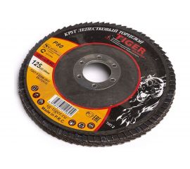Круг зачистной лепестковый NORMAL (125х22 мм; P80) TIGER ABRASIVE 00-00000096 