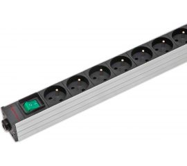 Блок евророзеток SYSMATRIX, в коммутационный шкаф 8шт 16A выключатель шнур 18м корпус AL-PD 0804.019 