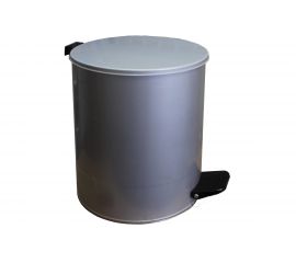 Урна с педалью Титан Мета 15л, серый 4607078088259 