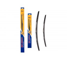 Ком��лект гибридных щеток стеклоочистителя KRAFT 650/400 мм, 1 адаптер KT 830866 