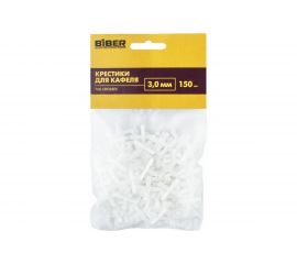 Крестики для кафеля (100 упаковок по 150 шт; 3 мм) Biber 55604 тов-080350 