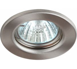 Штампованный светильник ЭРА ST1 SN MR16,12V/220V, 50W сатин никель C0043800 