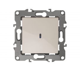 Выключатель с подсветкой ЭРА 12-1102-02 10АХ-250В, IP20, слоновая кость Б0014634 
