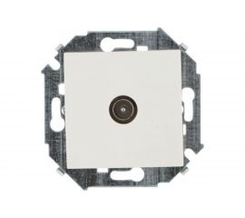 TV розетка Simon одиночная, винтовой зажим, слоновая кость 20 1591475-031 