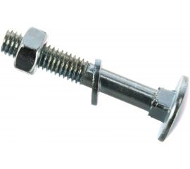 Пакет мебельный болт с гайкой и шайбой Метизный двор цинк м6х40мм 10 шт. 4607173901811 