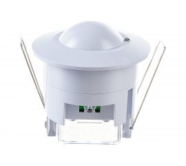 Датчик движения TDM ДДМ-04Т 5,8ГГц, 65мм, 1200Вт, 10-720с, 1-8м, 3+лк, 180 сбоку+360 сверху гр, IP20 SQ0324-0029 