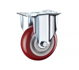 Колесо аппаратное полиуретановое неповоротное 31075F (75 мм; 100 кг) А5 1005793 