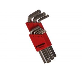 Набор из 9 хромированных ключей BONDHUS S 1.5-10mm 16299 