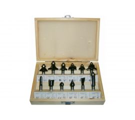 Набор фрез по дереву 12 шт 12D SKRAB 33344 