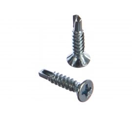 Оконный саморез Метизный двор 3,9x19 сверло, белый, 17 шт. 4690441018403 