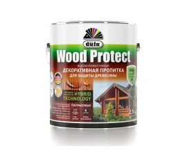 Пропитка для защиты древесины Dufa Wood Protect бесцветный 2,5 л МП000015751 