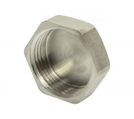 Заглушка VRT 1"", внутренняя, с контрольным отверстием, никель 1910-000025 503073 