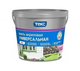 Универсальная акриловая эмаль ТЕКС Профи (глянцевая; база A; 2.7 л) 52471 