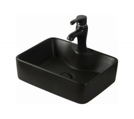 Накладная раковина Orange B01-475mb черная 