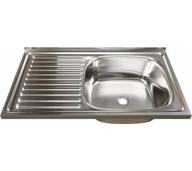 Мойка mixline 50х80х16 см, 0.4, правый выпуск 1 1/2 528173 