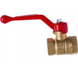 Латунный шаровой кран для воды VALFEX OPTIMA 1/2" ВР/ВР ручка-рычаг 11Б27фт1М VF.214.L0R1.012.Bir 