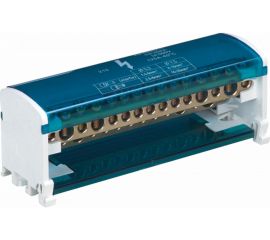 Шины на DIN-рейку STEKKER в корпусе (кросс-модуль) 2x15 L+PEN LD505-215 39682 