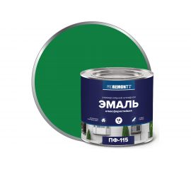 Эмаль PROREMONTT ПФ-115 ярко-зеленая, 1.9 кг Лк-00004485 