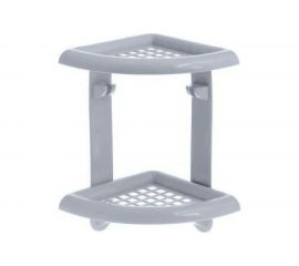 Угловая полка Полимербыт 2-х секционная 63210628 