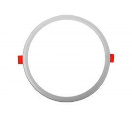 Светодиодная круглая встраиваемая панель OGM с регулировкой, 15Вт, 1200Лм, ДБ, 175х20мм. LP-08 