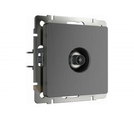 ТВ-розетка Werkel W1183004 оконечная графит a050758 