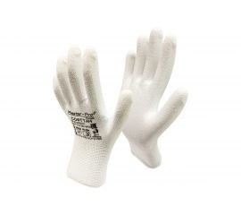 Рабочие нейлоновые перчатки Master-Pro® СОФТТАЧ с полиуретановым покрытием 3113-NPU-S-10 