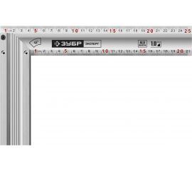 Жесткий столярный угольник ЗУБР 250 мм 34392-25 