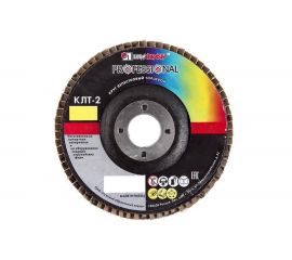 Круг лепестковый торцевой конический КЛТ2 (115х22 мм; А 80; 14А 20/Р80) ЛУГА D91211522140200 