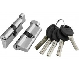 Цилиндровый механизм с вертушкой PUNTO A202/90 mm 35+10+45 SN мат. никель 5 кл. 34045 