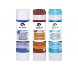 Комплект картриджей для питьевых систем Unicorn К-FE PS-10, FCFE-10, FCB-10 ИС.230065 