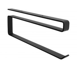 Держатель для бумажных и кухонных полотенец EMBODIMENT полочное крепление, черный EMB-PTH-SH-B 