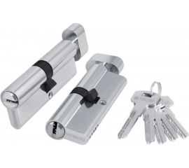 Цилиндровый механизм с вертушкой Fuaro 200 ZM 80 mm /40+10+30/ CP хром, 5 кл. 42721 