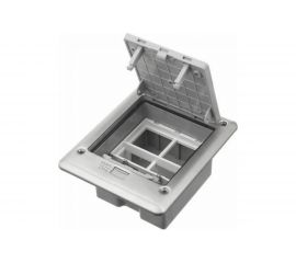 Встраиваемый люк Экопласт LUK/2+2ST66 на 2 поста+2 модуля без коробки, IP66, сталь 70025 