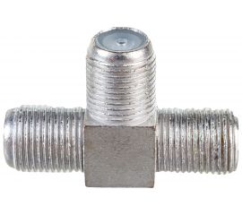 Антенный переходник тройник Pro Legend F розетка - F розетка - F розетка, металл PL2023 