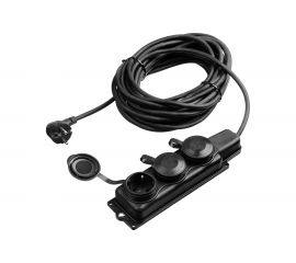 Силовой удлинитель ЗУБР КГ 325-Ш3 10 м, 4000 Вт, 3 гнезда 55024-10 