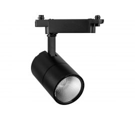 Трековый светодиодный светильник на шинопровод FERON 30W, 2400 Lm, 6400К, черный, AL103 32520 