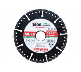 Диск алмазный мультифункциональный Multi Craft (125х2.4х5х22.24 мм) МОS-DISTAR MS-MCRFT12522 
