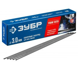 Электроды сварочные ЗУБР УОНИ 13/55, с основным покрытием, 3х350 мм, 5 кг 40025-3.0 