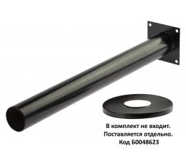 Металлическая опора ЭРА, 0,6 м опора стальная черная эмаль для светильников НТУ Н600mm 85 Б0048090 