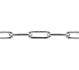 Цепь ВсВ оцинк., DIN 763, дл. звено, 8 мм, 5 м 00-00001173 