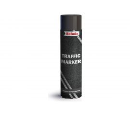 Аэрозольная краска для разметки SOFMIX TRAFFIC MARKER черная, 1 л 510407 