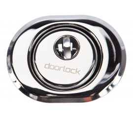 Защитная врезная броненакладка DOORLOCK DL PRO5417/20 CP полированный хром, HRC50, А=55-85мм 73381 