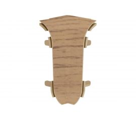 Угол внутренний для плинтуса Волшебная палочка ПВХ 58 мм, 2 шт, цвет 5809 УТ000072784 