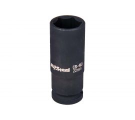 Головка ударная шестигранная удлиненная (22 мм; 1/2DR) AV Steel AV-720122 